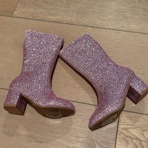 Sparkling Pink Boots